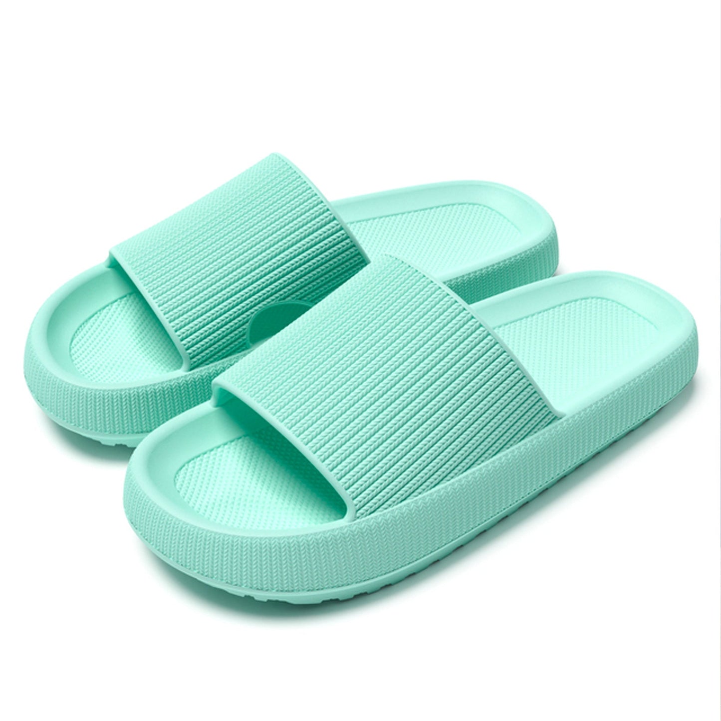 Les pantoufles nuages - Vert - Launchify